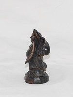 Antiker feinst geschnitzter Glücks Buddha